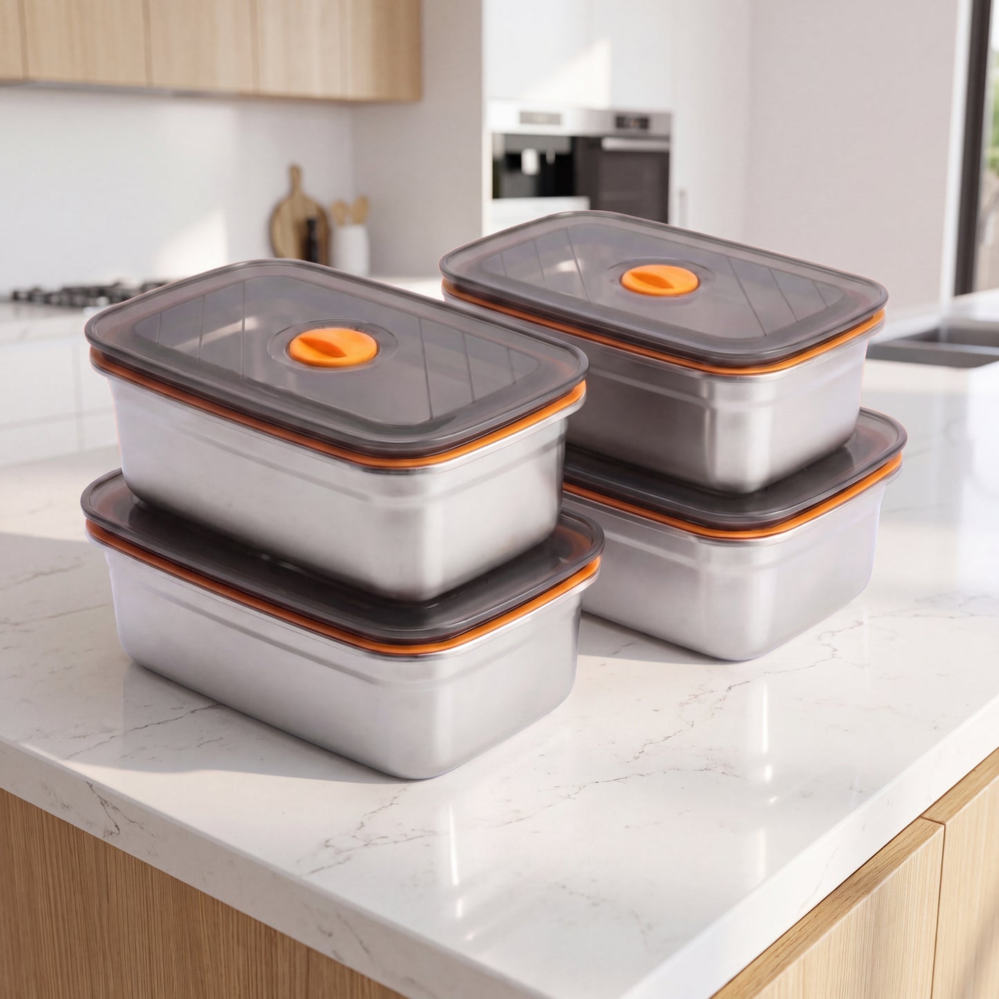 (4 Pack) Stainless Infill Tray