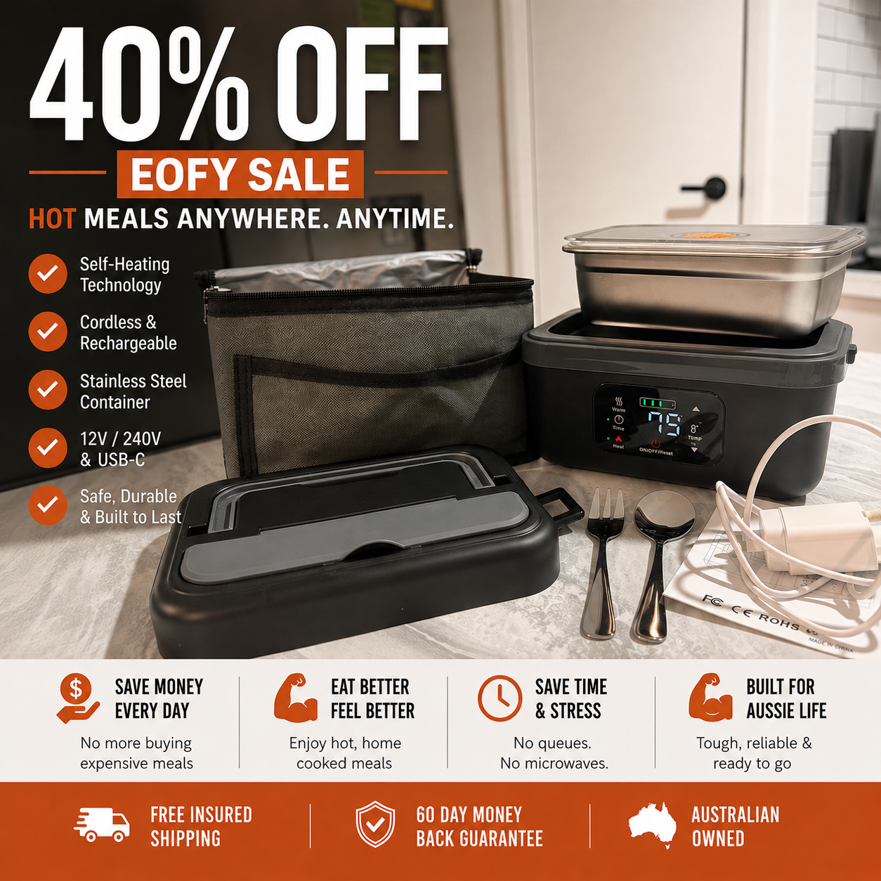 HeatBox Heating Lunchbox
